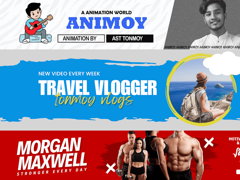 Cover image for Attractive Youtube Banner Design