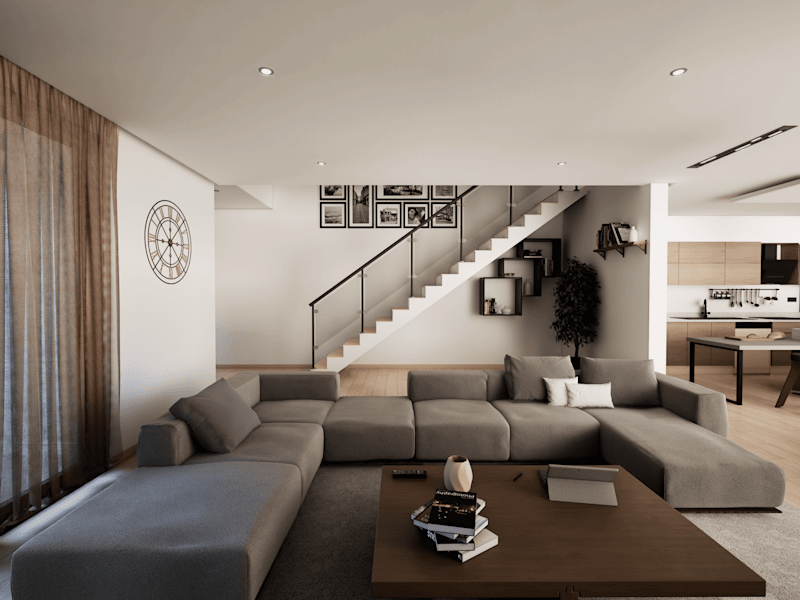 Cover image for I will create a realistic architectural interior render