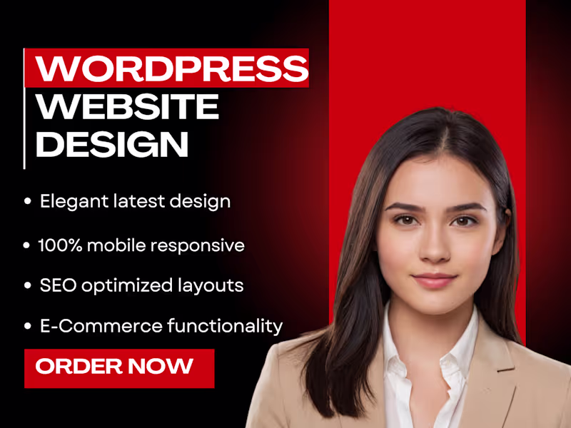 Cover image for I will Do WordPress Website Design