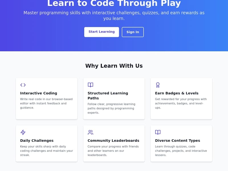 Cover image for CodeQuest – Learn to Code Through Play