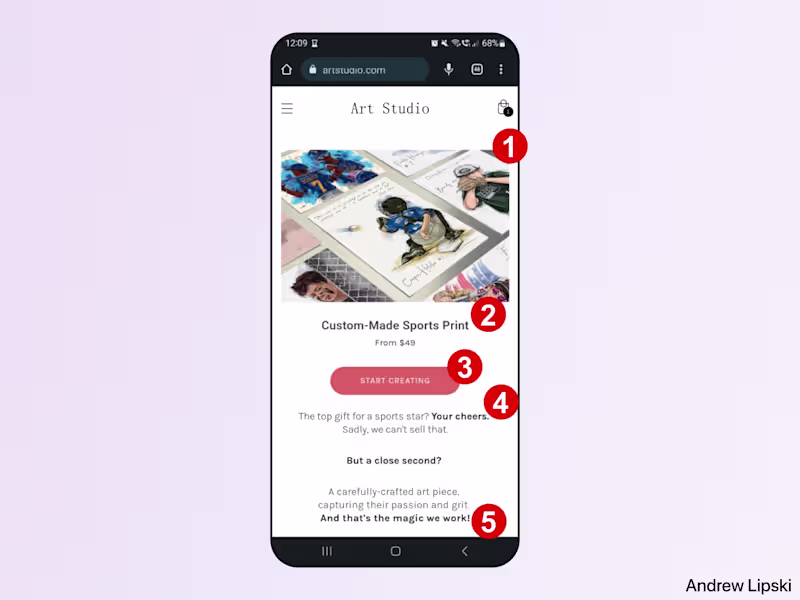 Cover image for UX+Conversion Audit - 1 page