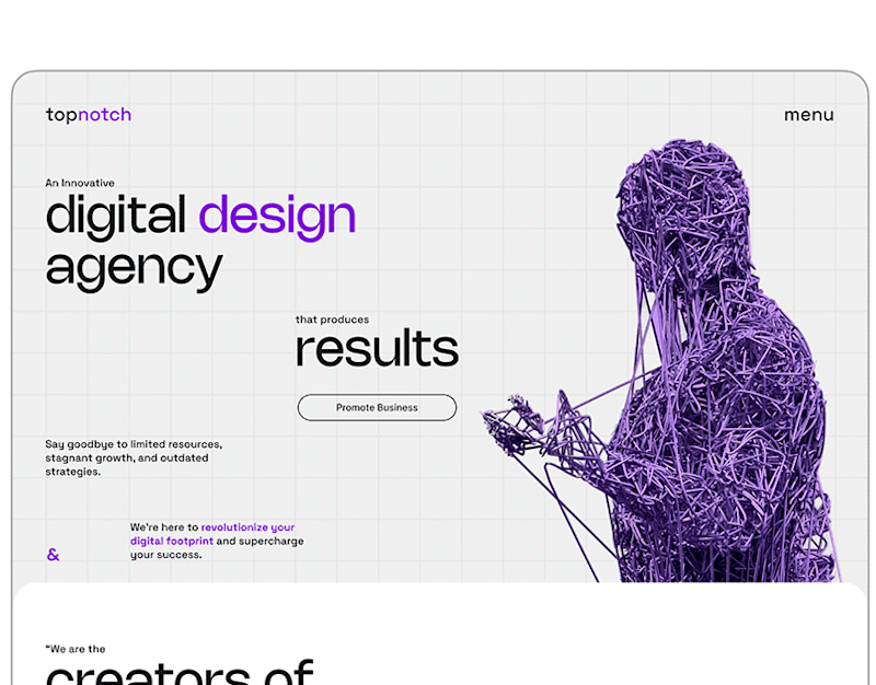 Cover image for Design Agency Landgin Page Design