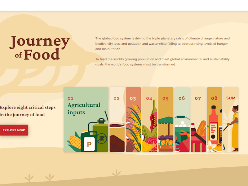 Cover image for UNEP - Journey of Food