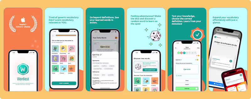 Cover image for Wordiest App