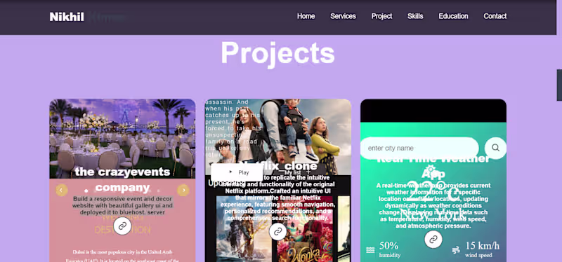 Cover image for Animated Portfolio