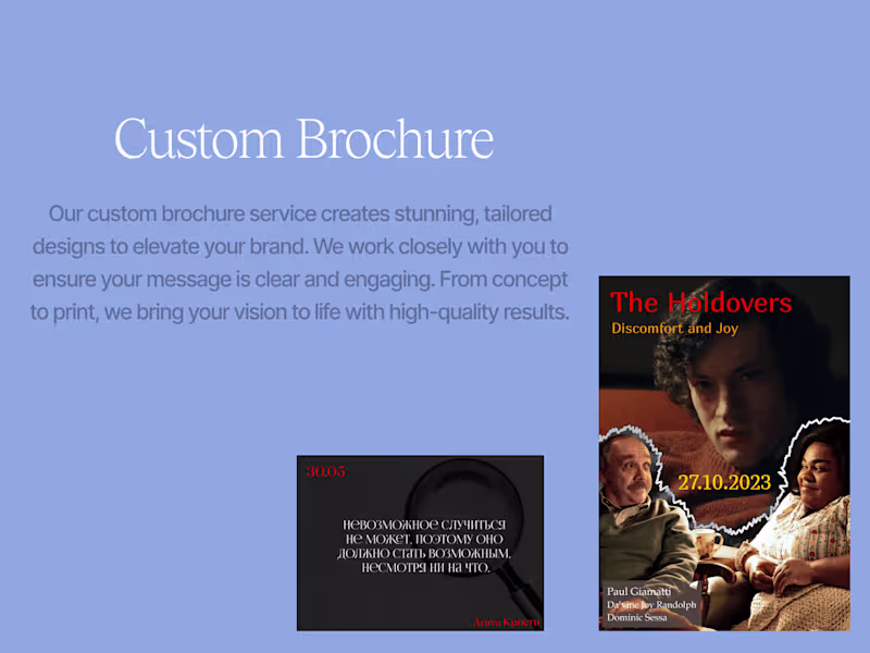 Cover image for Transform Ideas into Stunning Brochures