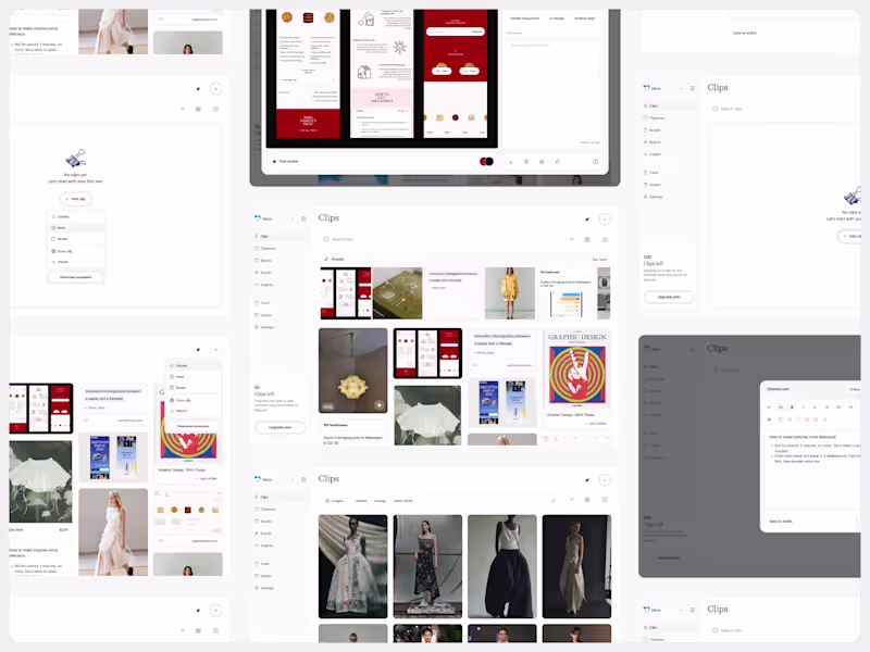 Cover image for Clip - A Web App for Saving and Organizing Ideas