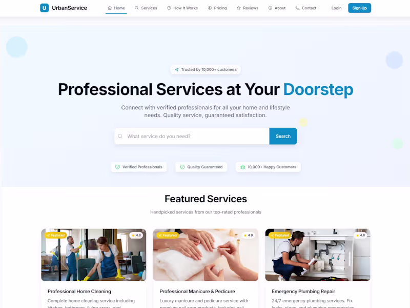 Cover image for Multivendor Service Booking Marketplace - Fullstack