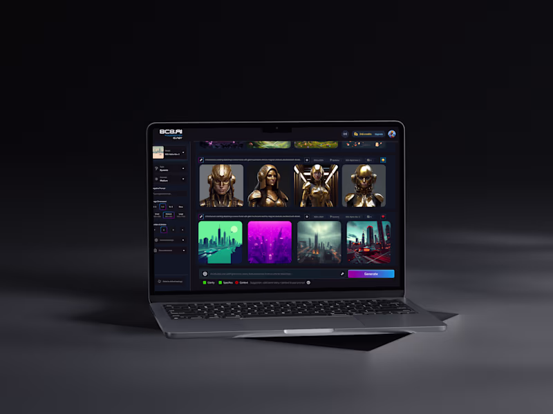Cover image for AI Image generation Dashboard design