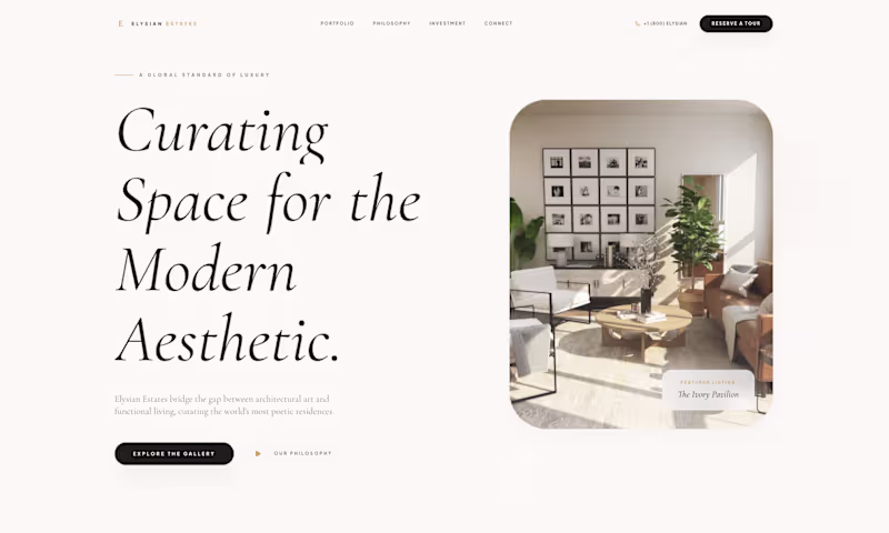 Cover image for Estate Website (UI/UX + Web)
What