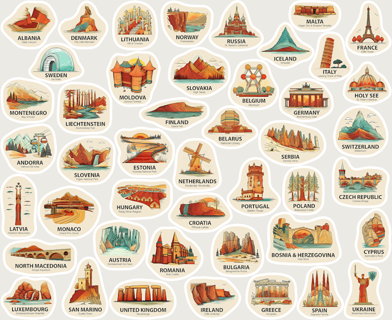 Cover image for AI-Enhanced Sticker Set Design for Randy ApS