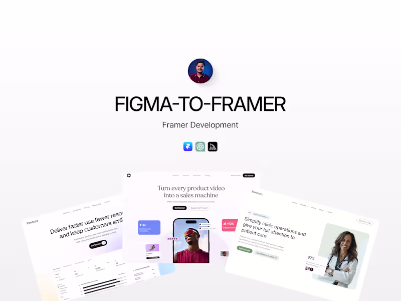 Cover image for Figma-to-Framer Development