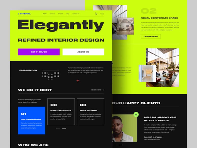 Cover image for You will get Dynamic React and Tailwind Landing Page Development