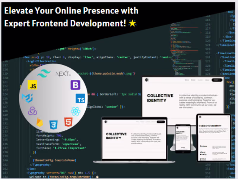 Cover image for Develop your business online presence with a website