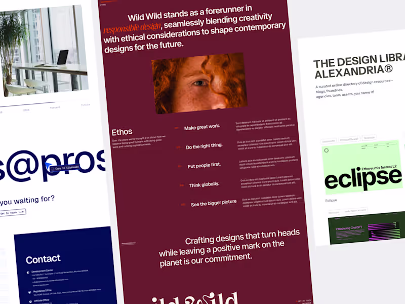 Cover image for High-Impact Websites in Framer & Webflow — Design & Development