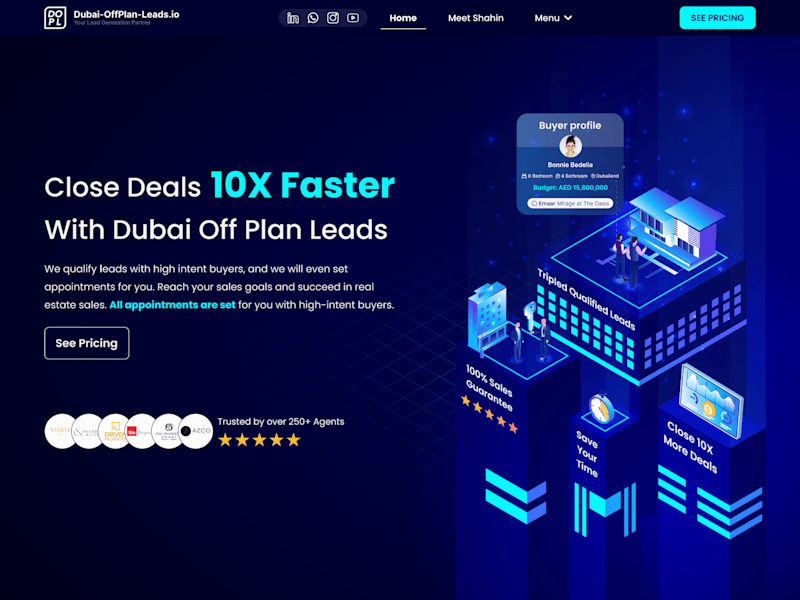 Cover image for Dubai Off-Plan Leads - Company Website