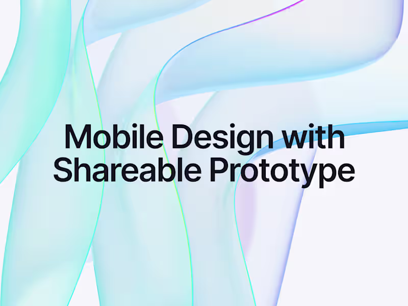 Cover image for  Interactive Mobile UI 