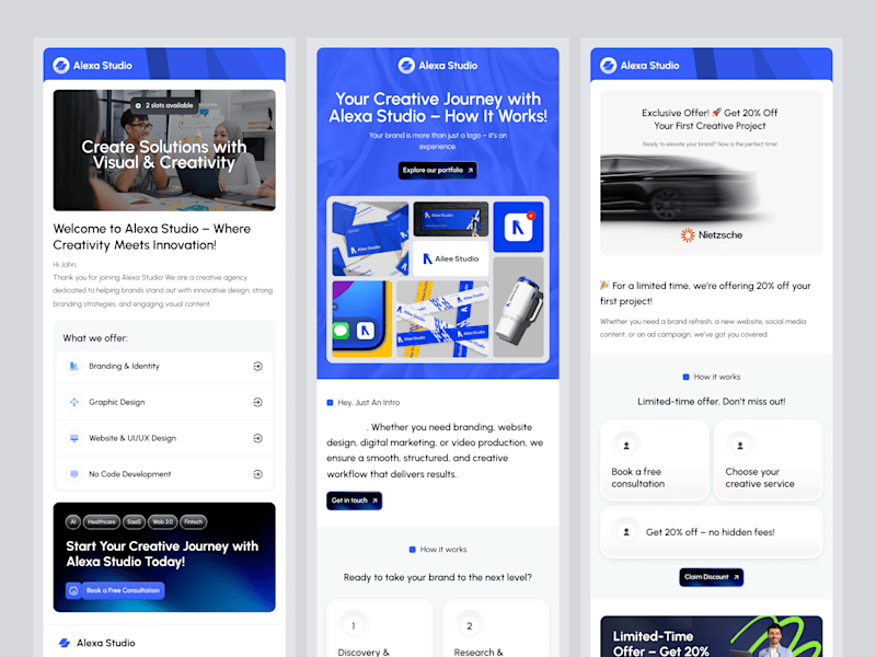 Cover image for Alexa Email Template Design 