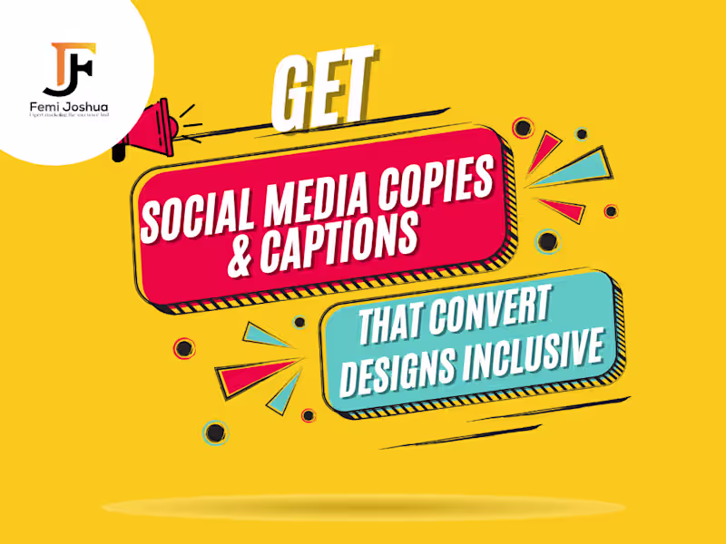 Cover image for Social media Captions and Ad copies