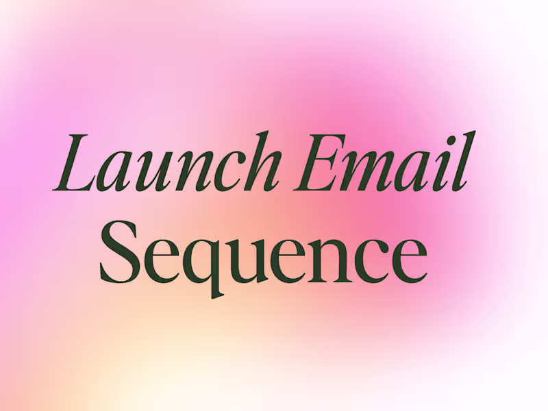 Cover image for Product Launch Email Package