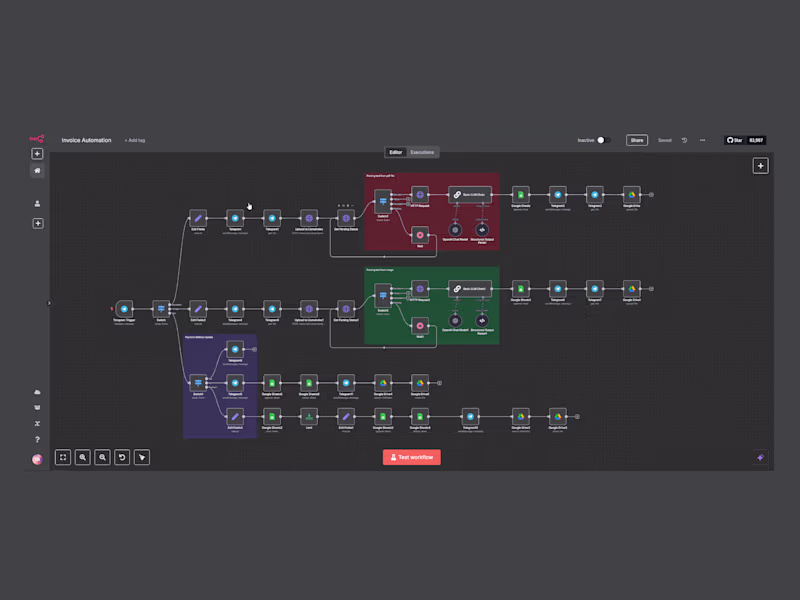Cover image for AI Invoice Automation Agent using n8n, LlamaIndex