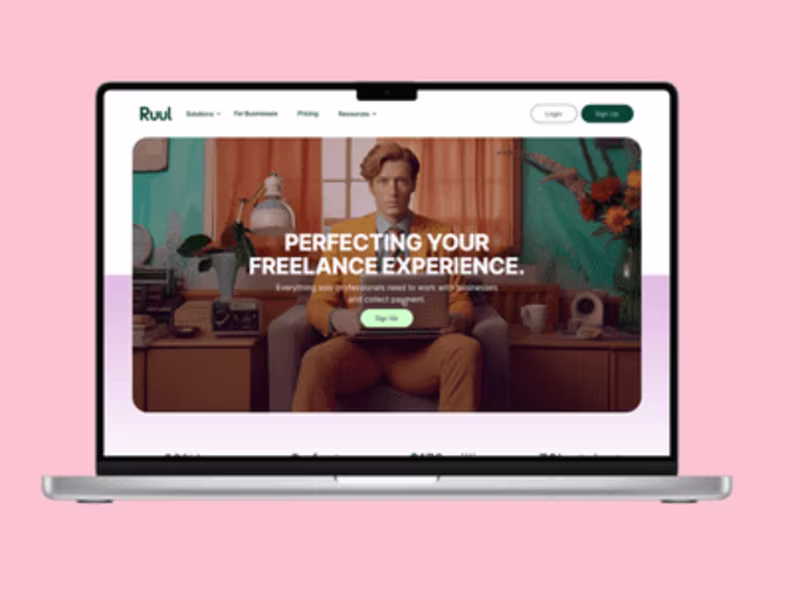 Cover image for Ruulpay | Webflow - UI/UX Project