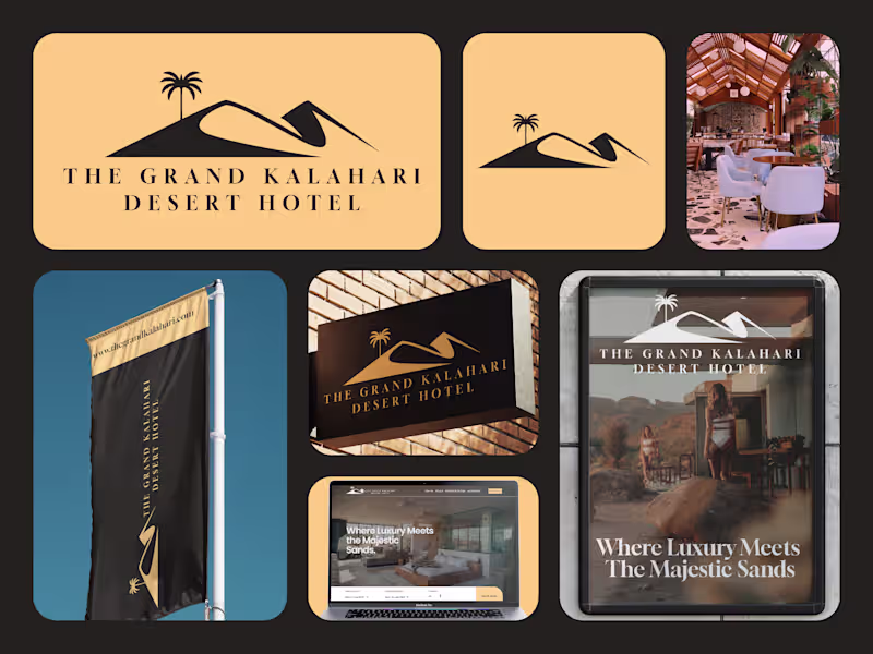 Cover image for The Grand Kalahari Hotel > Brand Identity, Advertising, Website 