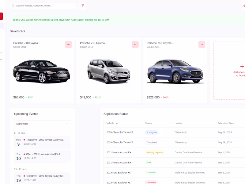 Cover image for AutoNation Honda Test Drive Scheduling