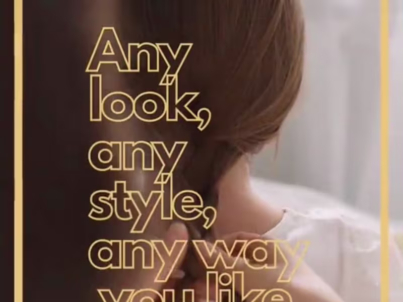 Cover image for Hair Product Promotional Video