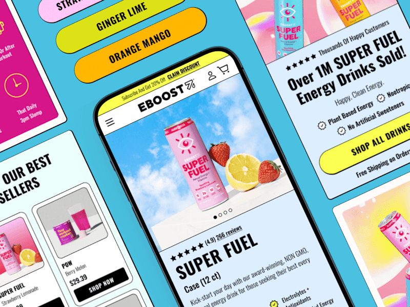 Cover image for eBoost - Web design