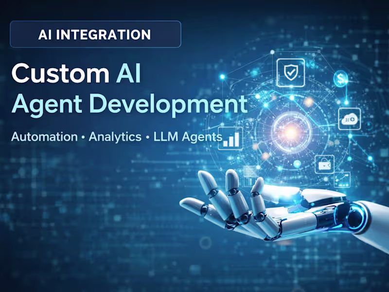 Cover image for Custom AI Integration for Automation & Analytics