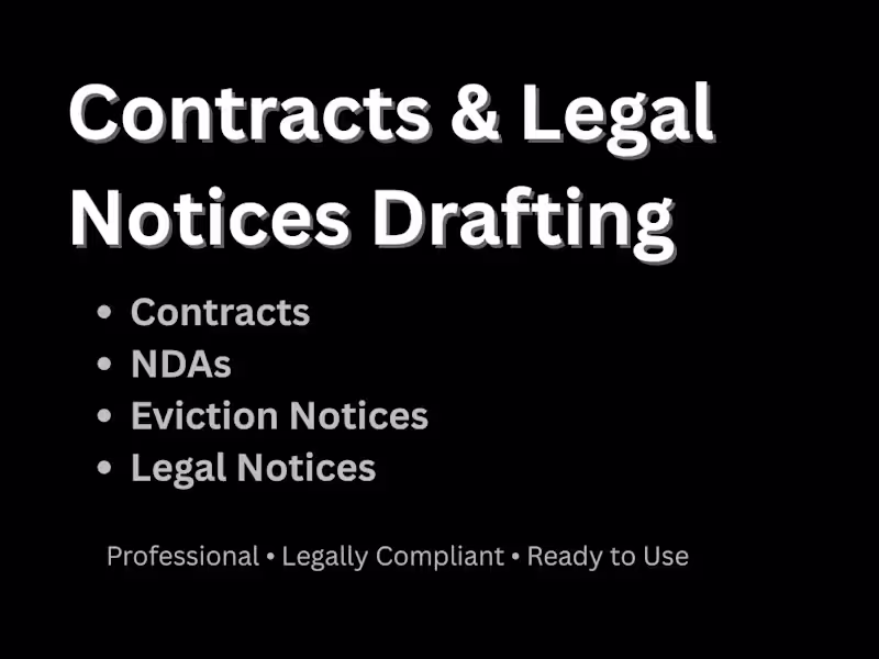 Cover image for Legal Agreements , Contracts, NDA's
