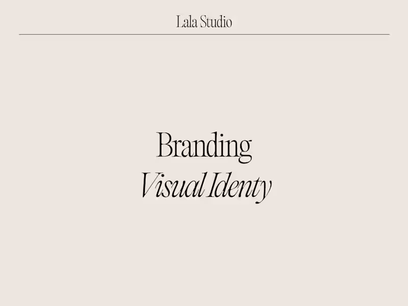 Cover image for Branding visual identity
