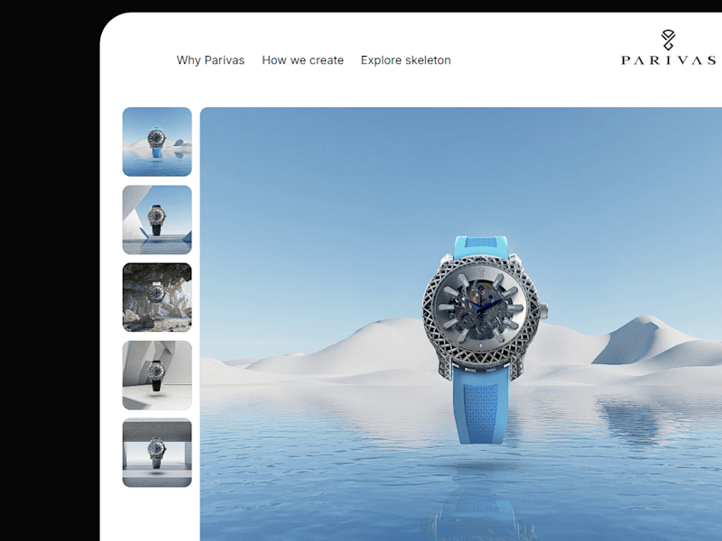 Cover image for Luxury Watch Brand E-commerce Website Development