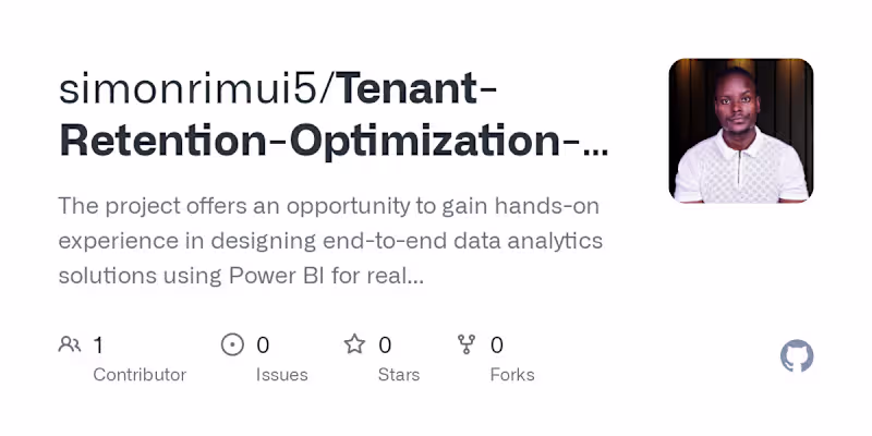 Cover image for Tenant Retention Optimization: Building an Interactive Power BI…