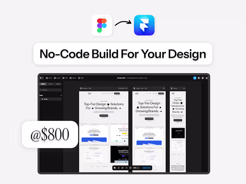 Cover image for  Framer Development for Your Ready Design