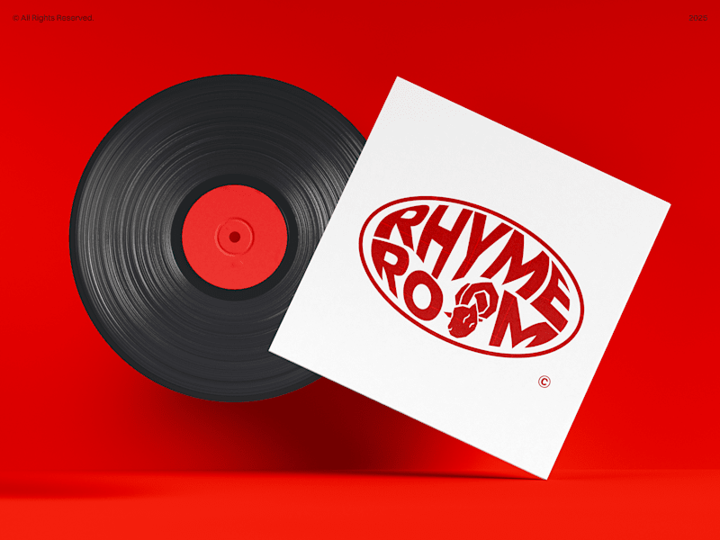 Cover image for Rhyme Room - Live Music Event Brand Identity