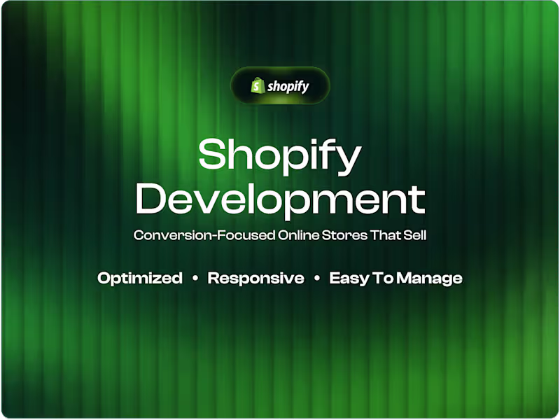 Cover image for Shopify Development