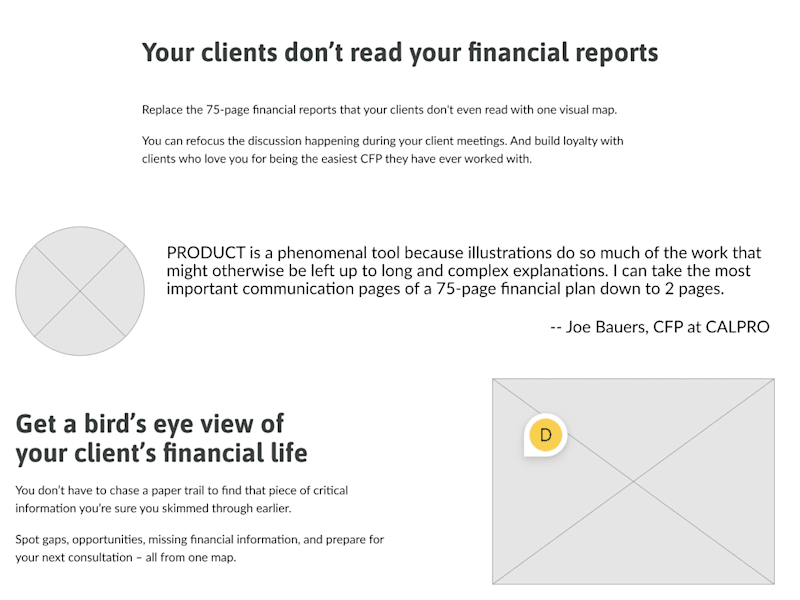 Cover image for Page refresh for a B2B SaaS client in the fintech industry