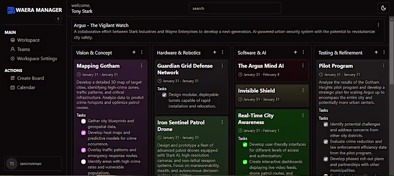 Cover image for Waera Task Management App