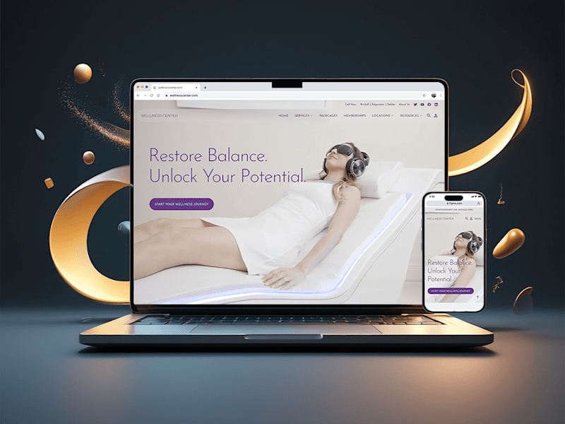 Cover image for Website Redesign for Wellness Service
