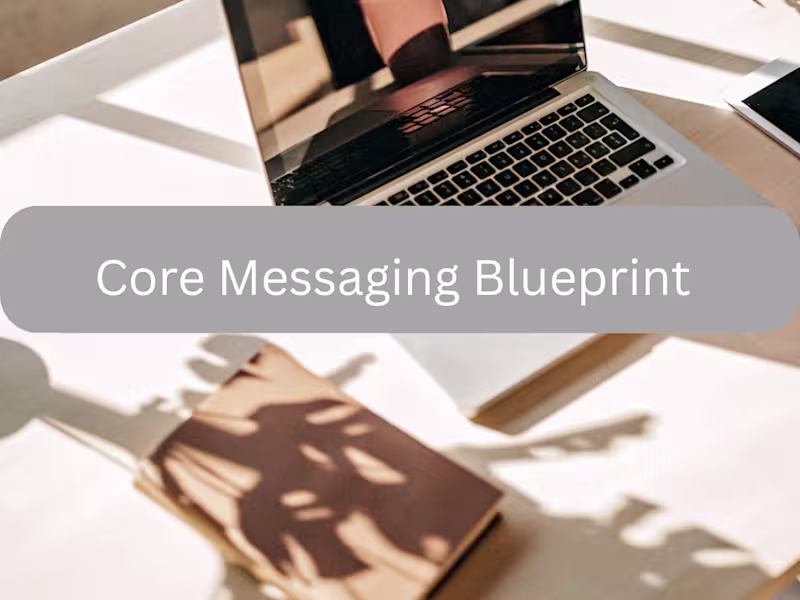 Cover image for Core Messaging Blueprint