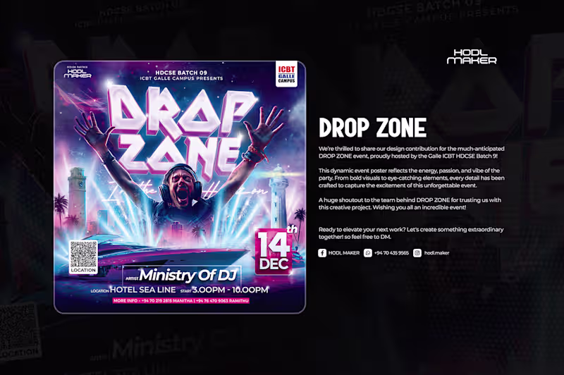 Cover image for Drop Zone – DJ Night