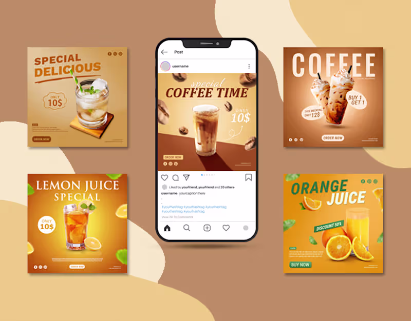 Cover image for Social Media Design | Drinks