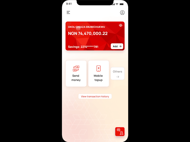 Cover image for UBA Mobile app prototype (redesigned)