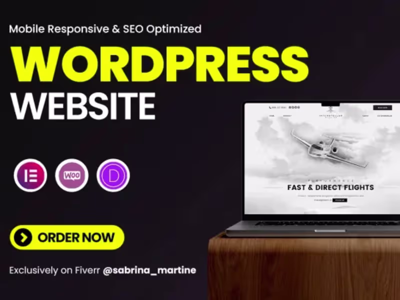 Cover image for I will build or redesign WordPress website using Elementor Pro