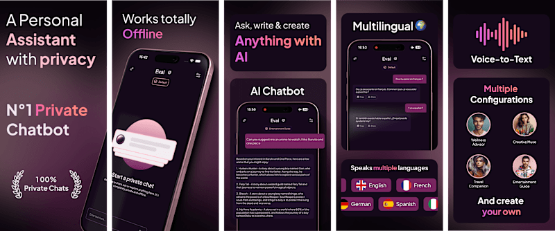Cover image for Evai - 100% Private Chatbot 