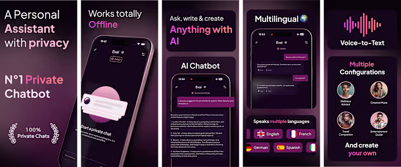 Cover image for Evai - 100% Private Chatbot 