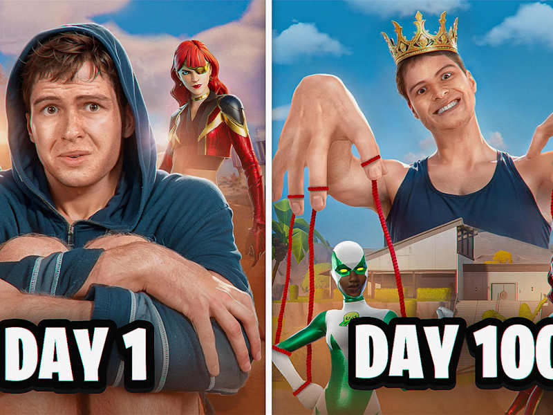 Cover image for Fortnite thumbnail💎100 days of improvement 📈 