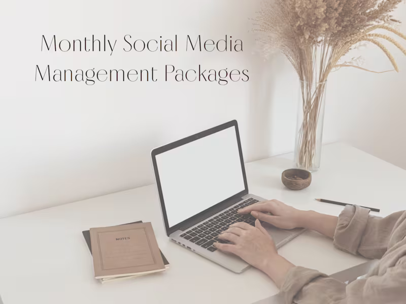 Cover image for Monthly Social Media Management 